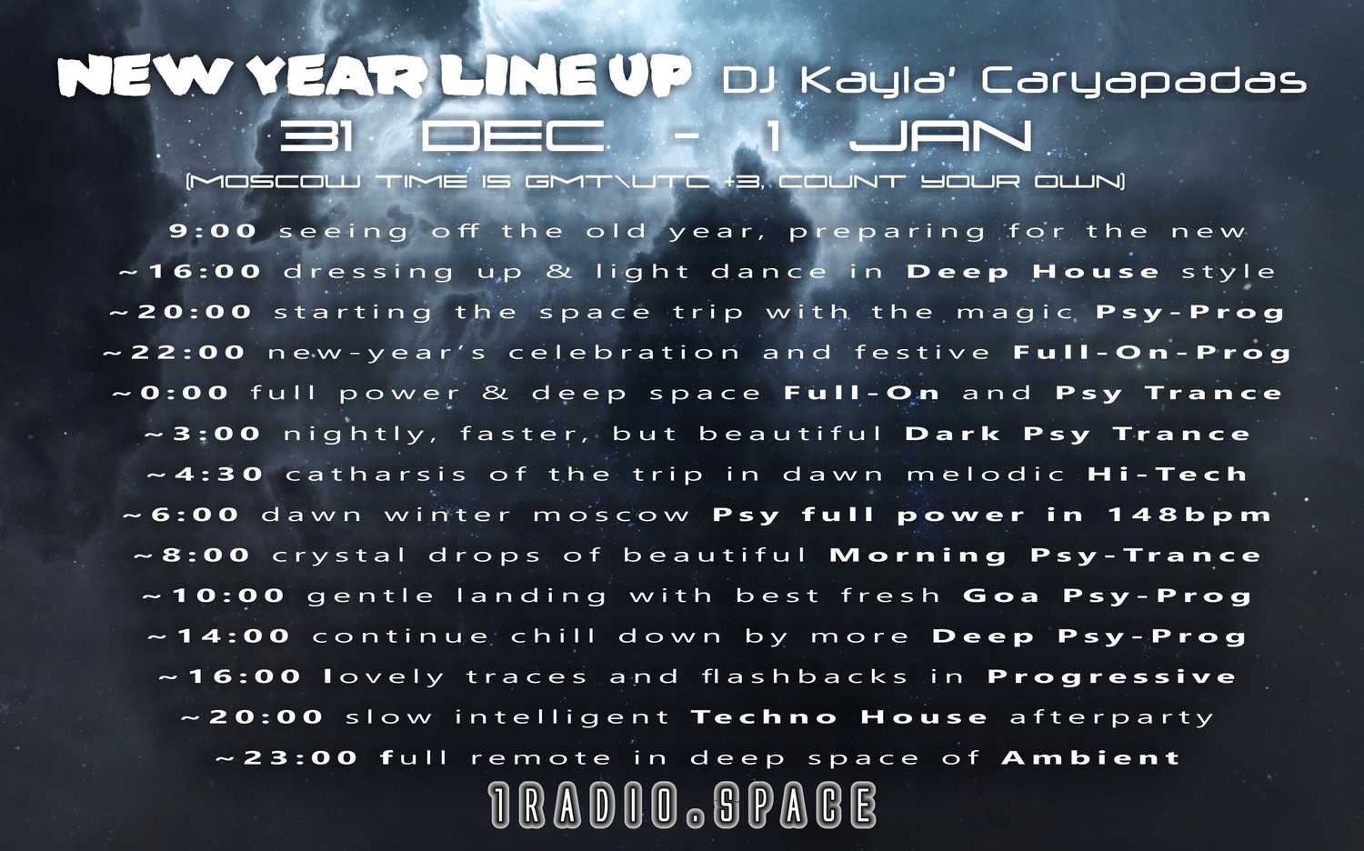NEW YEAR 2025 on 1RADIO.SPACE